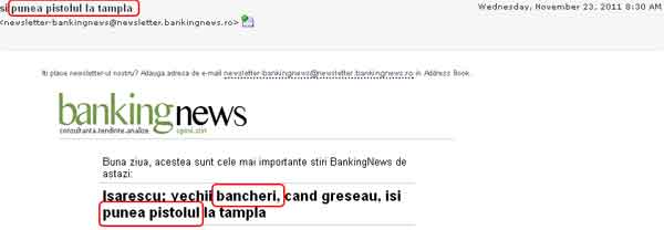bankingnews analfabet despre isarescu