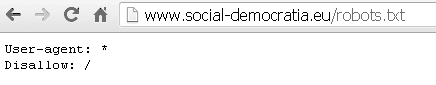 social-democratia robots txt